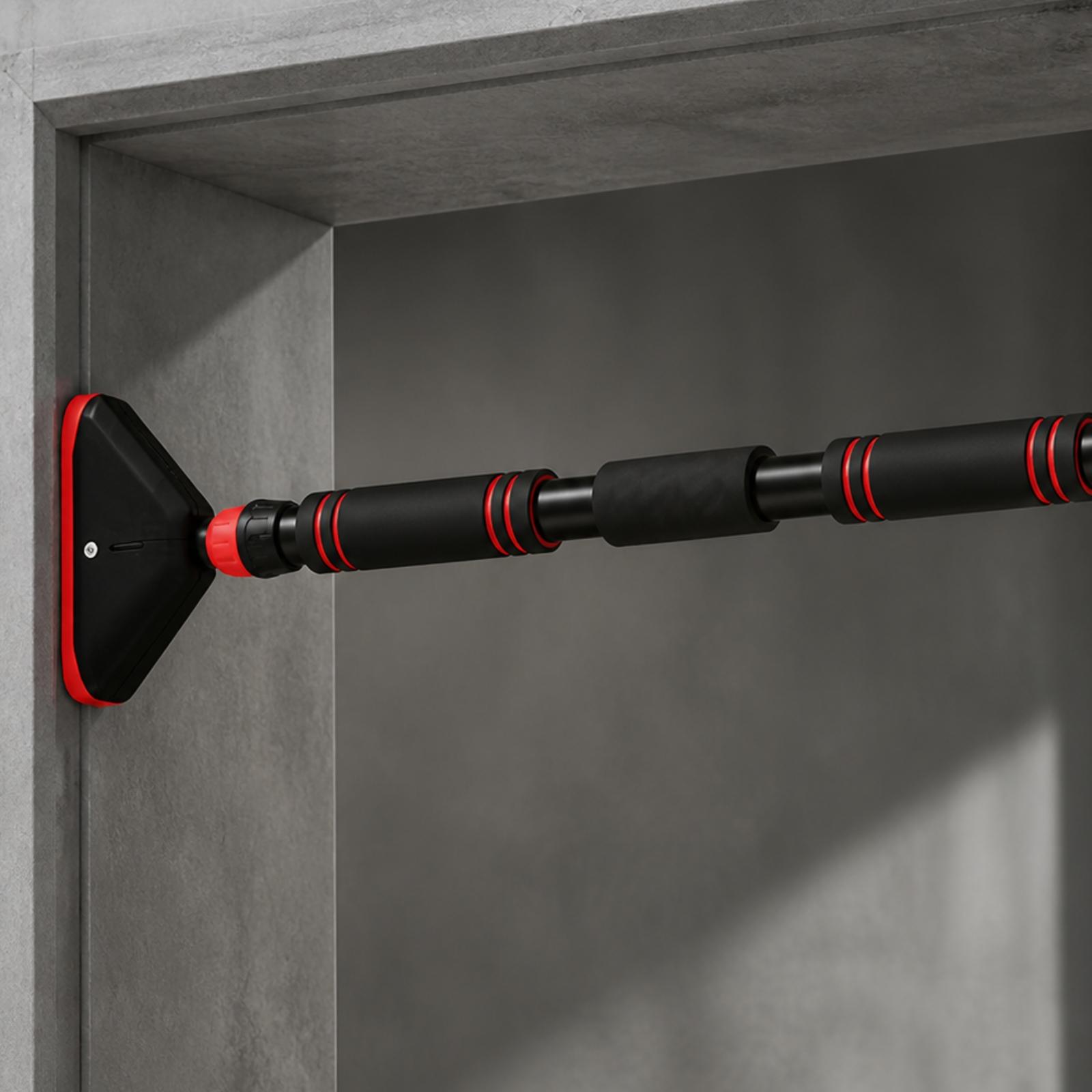 Door Pull Up Bar No Screw - Vidasız Kapı Çekme Barı, Ayarlanabilir Çelik