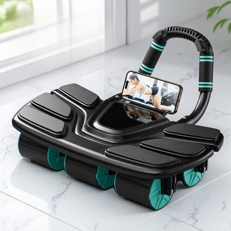 Ab Roller Wheel With Elbow Support - Altı Tekerlekli Karın Sağlığı Tekerleği Otomatik