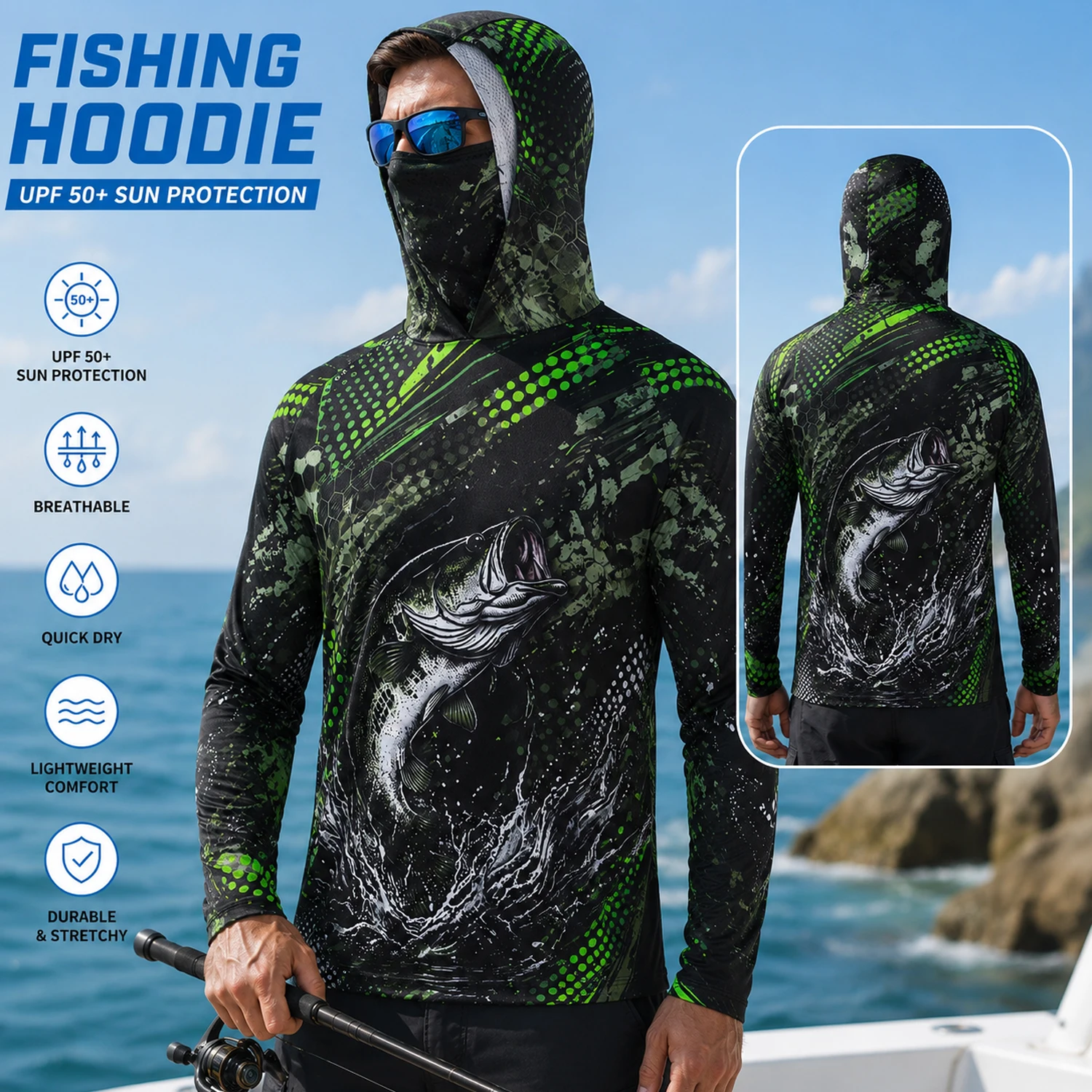 Hiking - Erkekler için Pro Angler Bas Balıkçılık