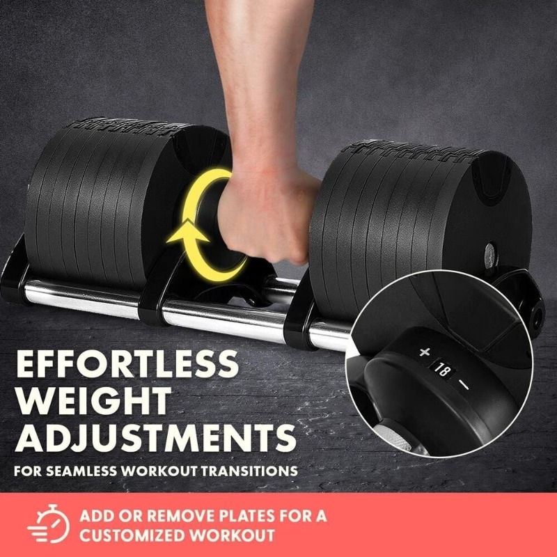 Büyük Fitness Ekipmanı 70 Lbs  - Adjustable Dumbbell Pair 40Kg incelemesi ve fiyatı