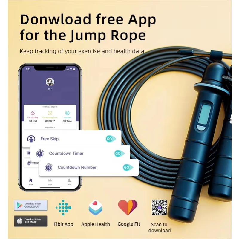 Sıcak Fırsat Toptan Kalori Say - Smart Jump Rope Digital Counter incelemesi ve fiyatı