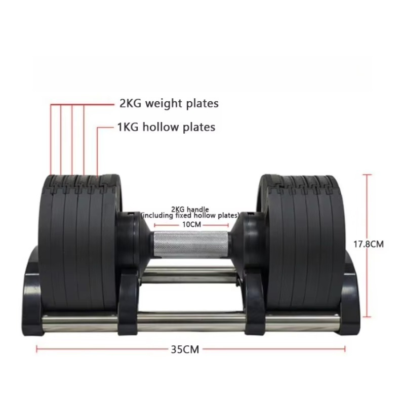 Spor Salonu Fitness Ekipmanı 2 - Adjustable Dumbbell Pair 40Kg incelemesi ve fiyatı